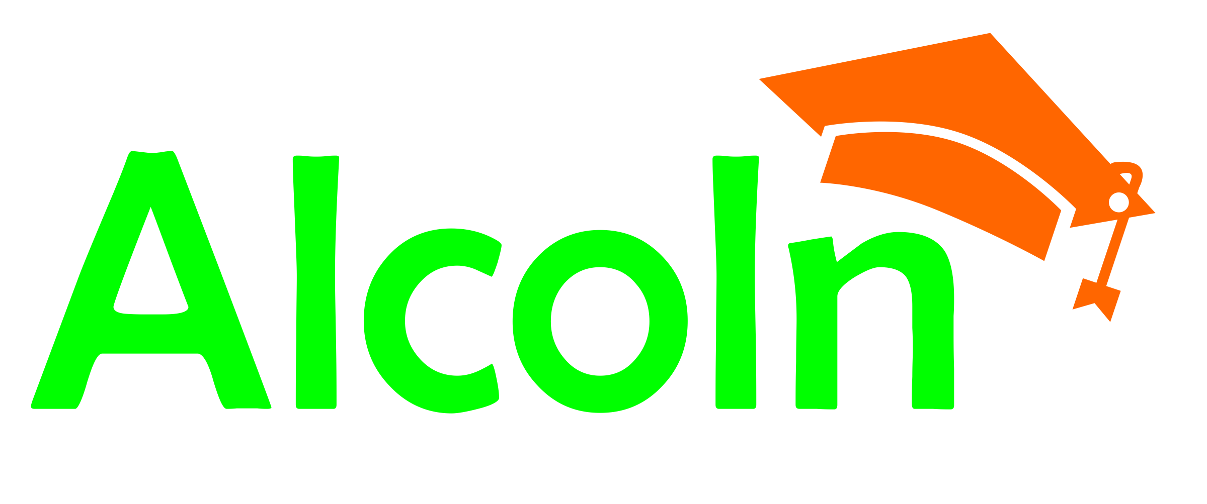 Alcoln logo with vibrant design